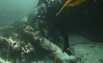 Exponen restos de barco de esclavos naufragado en 1794