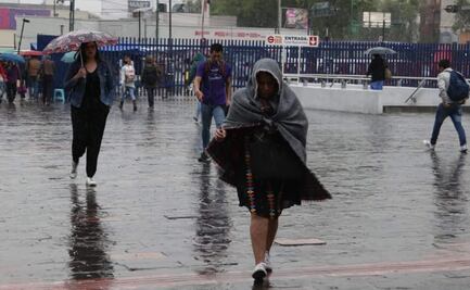 Tras lluvia de madrugada, CDMX amanece con encharcamientos