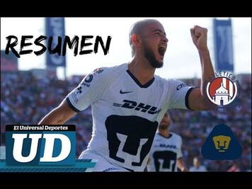 Resumen: Atlético de San Luis 0-2 Pumas, Apertura 2019