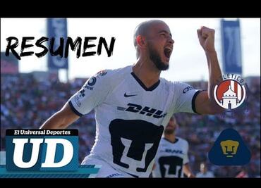 Resumen: Atlético de San Luis 0-2 Pumas, Apertura 2019