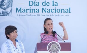 Claudia Sheinbaum encabezó la ceremonia del Día de la Marina Nacional (01/06/2026). Foto: Santiago cadena / EL UNIVERSAL