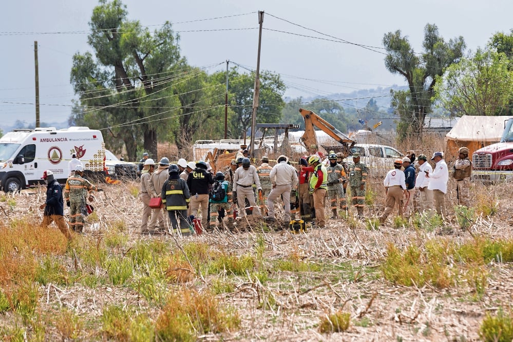 En el túnel donde se encontraron los cadáveres, se detectaron altos niveles de explosividad, dijeron autoridades. Foto: Osmar Alvarado / EL UNIVERSAL