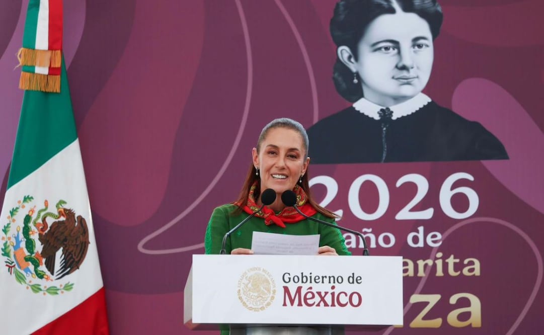 La presidenta Claudia Sheinbaum Pardo encabezó el Plan de Justicia para Atenco este domingo 3 de mayo de 2026. Foto: Presidencia