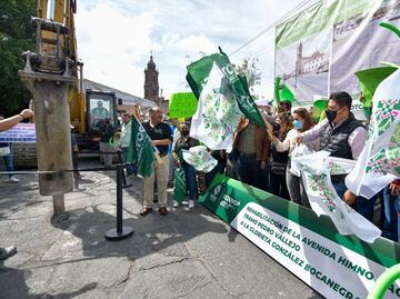 Inicia modernización de la avenida Himno Nacional en San Luis Potosí