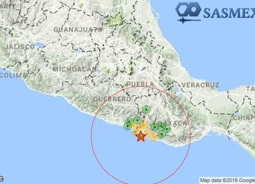 Se registra réplica de 5.3 grados en Pinotepa