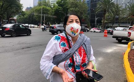 Con lágrimas, activista llama al Gobierno de CDMX para que revisen al ahuehuete recién plantado en Reforma