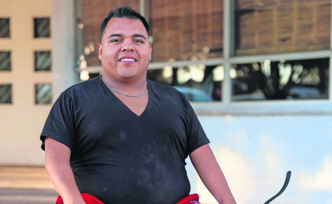 Además de su faceta deportiva, Erick Ortiz Monroy cuenta con una licenciatura en Derecho y este año planea cursar una maestría en la Universidad de Murcia, España. Foto: Diego Simón | El Universal