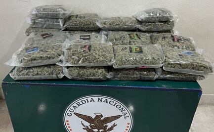 Asegura GN narcóticos en aeropuerto de Querétaro; rayos X detectó paquetes con cocaína, hongos alucinógenos y vapeadores