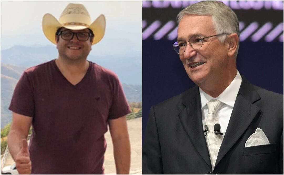 José Ramón López Beltrán (izquierda) y Ricardo Salinas Pliego. Fotos: ARCHIVO EL UNIVERSAL