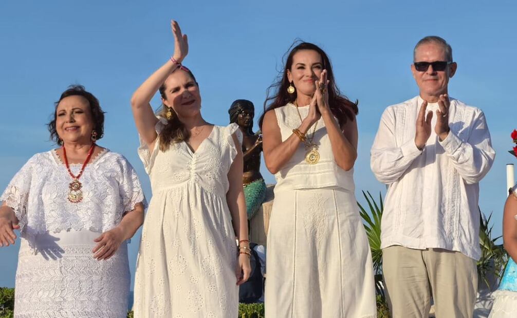 El traslado de la escultura fue un recorrido por etapas: salió de Puebla hacia Cancún (14/08/2025). Foto: Adriana Varillas / EL UNIVERSAL