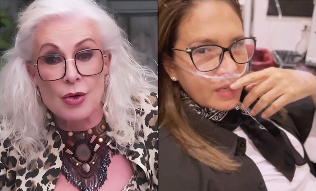 Laura Zapata y Yolanda Andrade enfrentaron una batalla mediática en 2022, a raíz de un comentario que la actriz hizo.
Fotos: Instagram, vía @laurazapataoficial y @yolandaamor