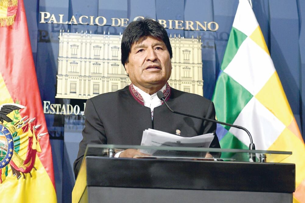 El mandatario de Bolivia, Evo Morales, escribió en Twitter que se solidariza con el presidente Andrés Manuel López Obrador por las muertes en Hidalgo. Foto: ARCHIVO EL UNIVERSAL
