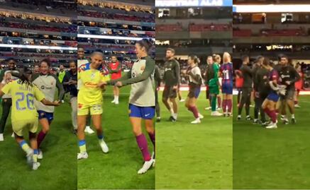 VIDEO: Jugadoras del Barcelona Femenil bailan 'La Chona' tras ganar en el estadio Azteca