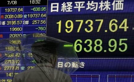 Bolsa de Shanghai registra desplome del 4.89%