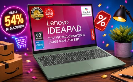 Amazon México: laptop Lenovo Slim 3 con hasta 54% de descuento; aprovecha la oferta por tiempo limitado