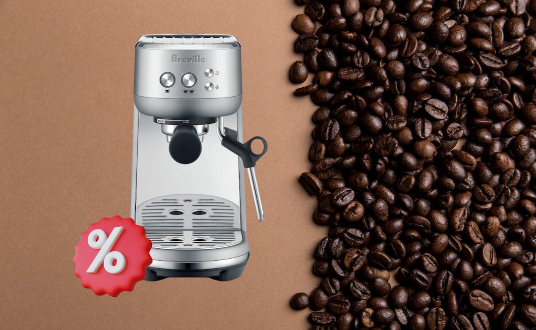 Este modelo es parte de la línea compacta de Breville, pensada para quienes quieren iniciarse en el mundo del espresso sin complicarse la vida | FOTO: AMAZON