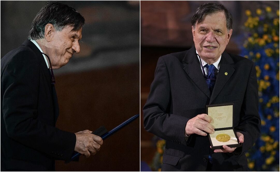 Giorgio Parisi reacciona después de haber recibido el Nobel de Física. Foto: AFP / Filippo Monteforte
