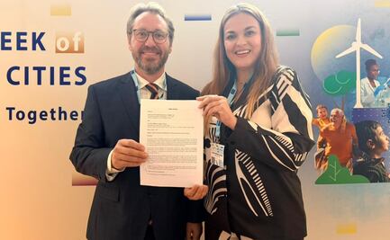 Tras gira en Europa, alcaldesa de Mérida firma acuerdo de cooperación internacional; busca aplicar modelos en el municipio