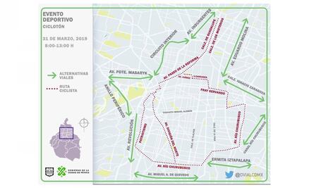Eventos deportivos complicarán vialidades en la CDMX