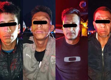 Caen 4 sujetos dedicados al robo de carga de tráileres sobre la carretera federal Texcoco-Lechería