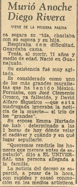 El día que Diego Rivera dejó de pintar