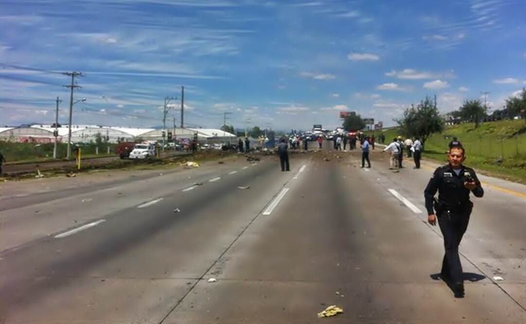  According to reports, five people died in the accident (Photo: EL UNIVERSAL Querétaro) 