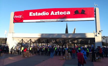 Despliegan operativo por partido del Cruz Azul vs América en Estadio Azteca