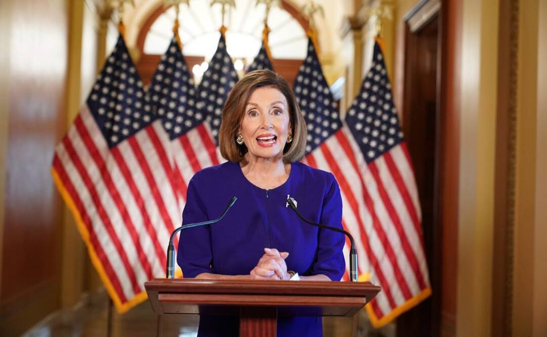 La presidenta de la Cámara Baja de Estados Unidos, la demócrata Nancy Pelosi (Foto: AFP)