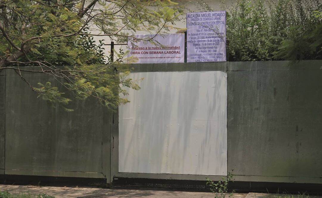 El inmueble en Explanada 318 se atribuye a Adamo Boari, autor de Bellas Artes. Foto: FERNANDA ROJAS. EL UNIVERSAL