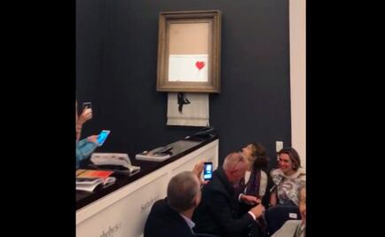 Compradora del Banksy destruido confirma que pagará 1.1 millones de dólares