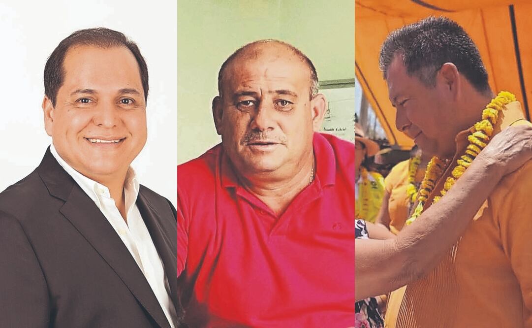 El exalcalde del municipio veracruzano de Actopan, Esteban Alfonseca,  Gerardo Santos, excandidato a presidente municipal de Ipalapa y el exdiputado Luis Córdova fueron asesinados.   FOTOS: ESPECIAL