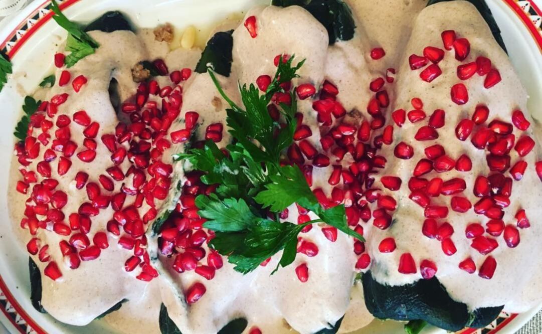Los chiles en nogada son un platillo tradicional del estado de Puebla. (Foto: Instagram/shushanaplsc/Olga Rodriguez/Marlene)