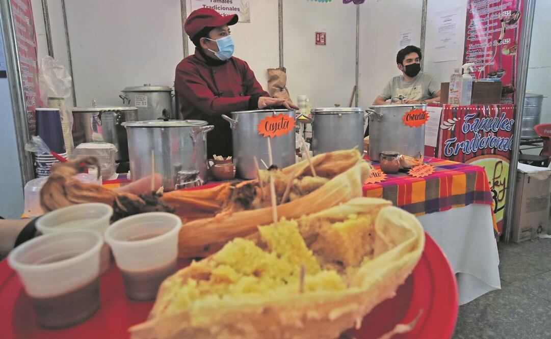 Los asistentes a la 12 Feria del Tamal encontrarán más de 100 variedades de tamales, entre los que destacan los de hoja de maíz. Foto: Fernada Rojas/ El UNIVERSAL