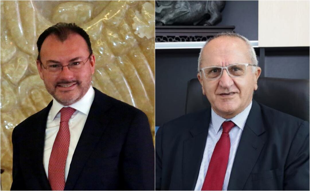 Luis Videgaray, secretario de Relaciones Exteriores y Jesús Seade, negociador por parte del presidente electo, Andrés Manuel López Obrador (ARCHIVO.EL UNIVERSAL)