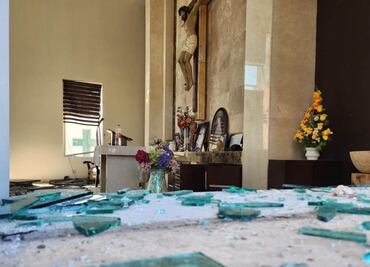 FOTOS: Profanan capilla familiar de Dámaso López alias “El Licenciado”; así quedó tras ser vandalizada