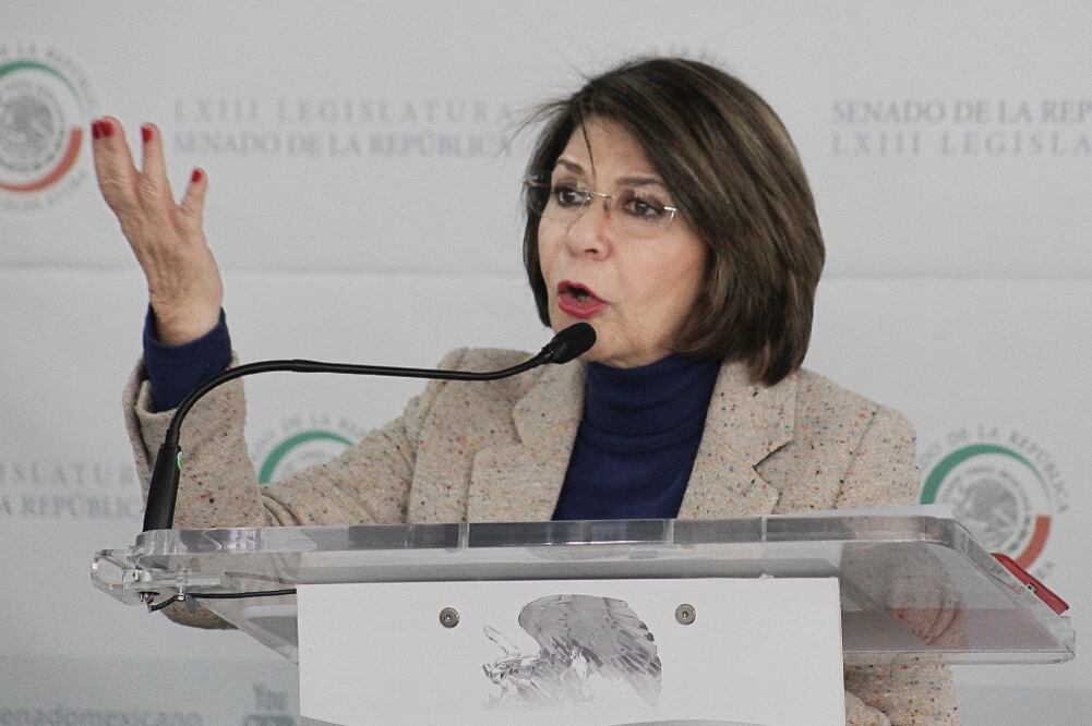 Angélica de la Peña, presidenta de la Comisión de Derechos Humanos del Senado, apunta que la ley sobre tortura cumple con obligaciones estipuladas en tratados internacionacionales (ARCHIVO EL UNIVERSAL)