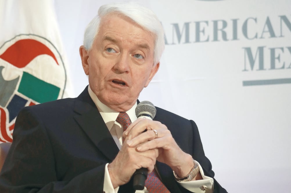Beneficios. Thomas Donohue, presidente de la Cámara de Comercio de EU, dijo que el T-MEC fortalece los lazos comerciales entre México, Estados Unidos y Canadá. Foto: ARCHIVO EL UNIVERSAL
