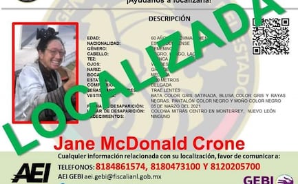 Jane McDonald, la mujer que desapareció en EU y 28 años después fue hallada en Monterrey