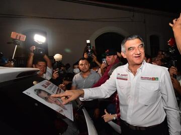 Arranca campaña Américo Villarreal en Victoria; pide castigo a corruptos