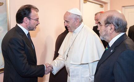 Agradece Videgaray al Papa muestras de cariño tras sismos de septiembre