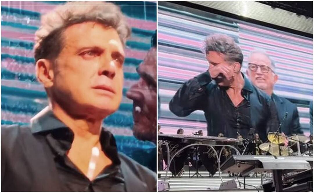 Luis Miguel llora en Chile, al final de su concierto número 20 de su gira.