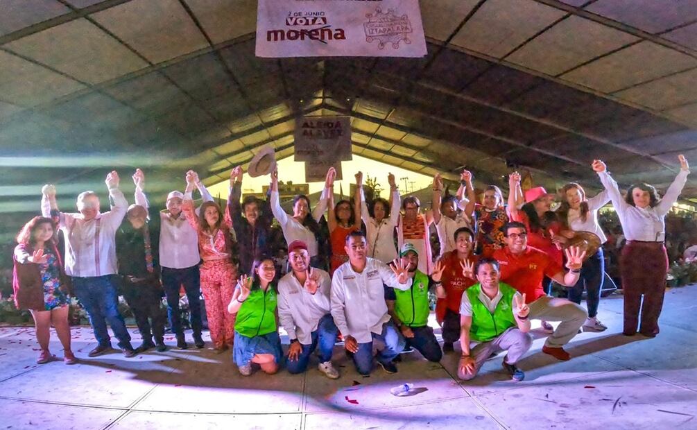 Cierre de campaña de Aleida Alavez. Foto: Especial