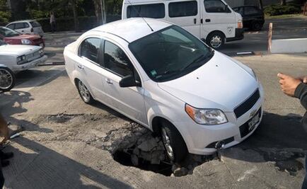 Delegado dice que socavón en Cuajimalpa fue provocado