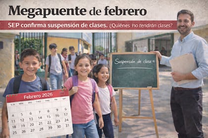 Megapuente febrero 2026 SEP: fechas oficiales sin clases, quiénes descansan y quiénes sí tendrán clase