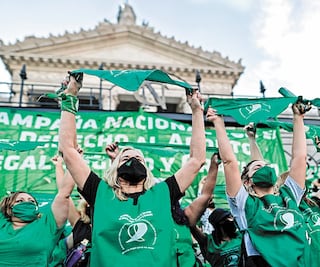 “¡Aborto legal ya!”, claman argentinas frente al Congreso