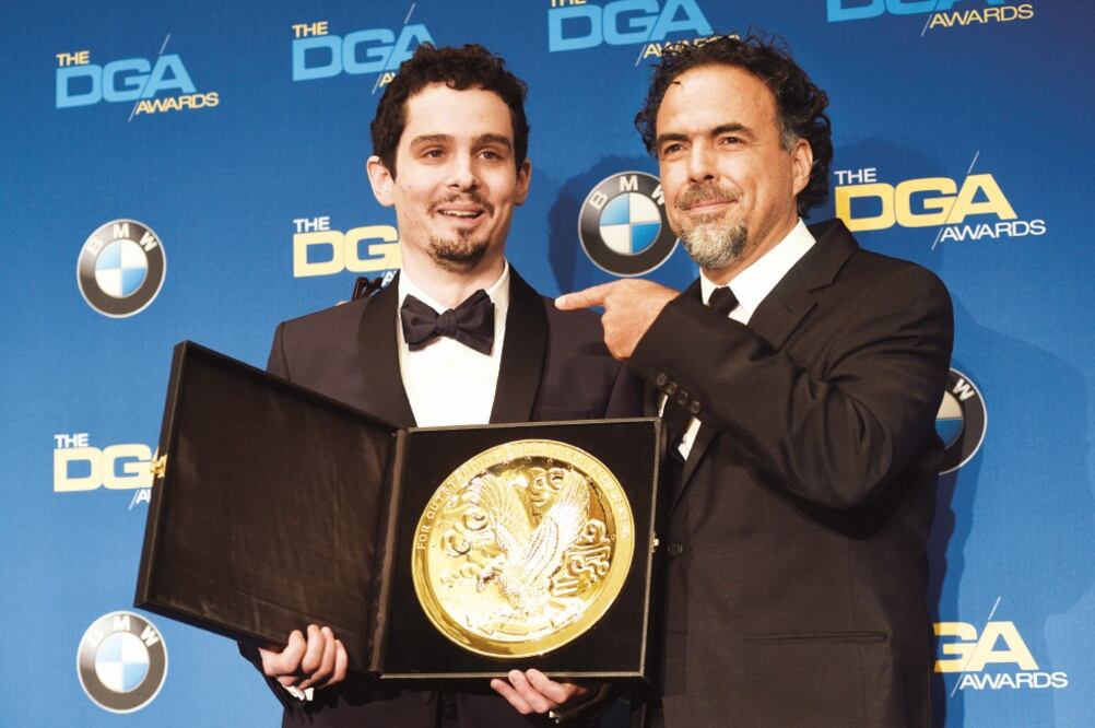 La película de Chazelle acudió a la gala realizada en el Hotel Beverly Hilton (CHRIS PIZZELLO. AP)