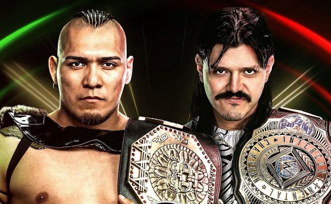El Megacampeonato de Lucha Libre AAA estará en juego en el evento estelar de Worlds Collide | FOTO: @wweenespanol