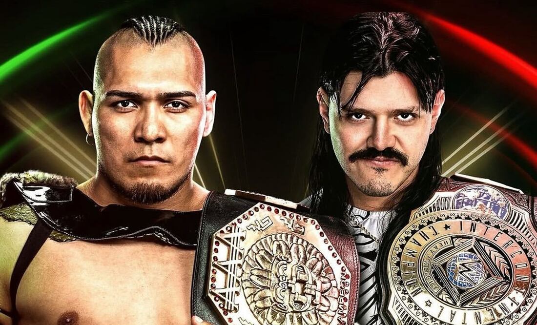 El Megacampeonato de Lucha Libre AAA estará en juego en el evento estelar de Worlds Collide | FOTO: @wweenespanol