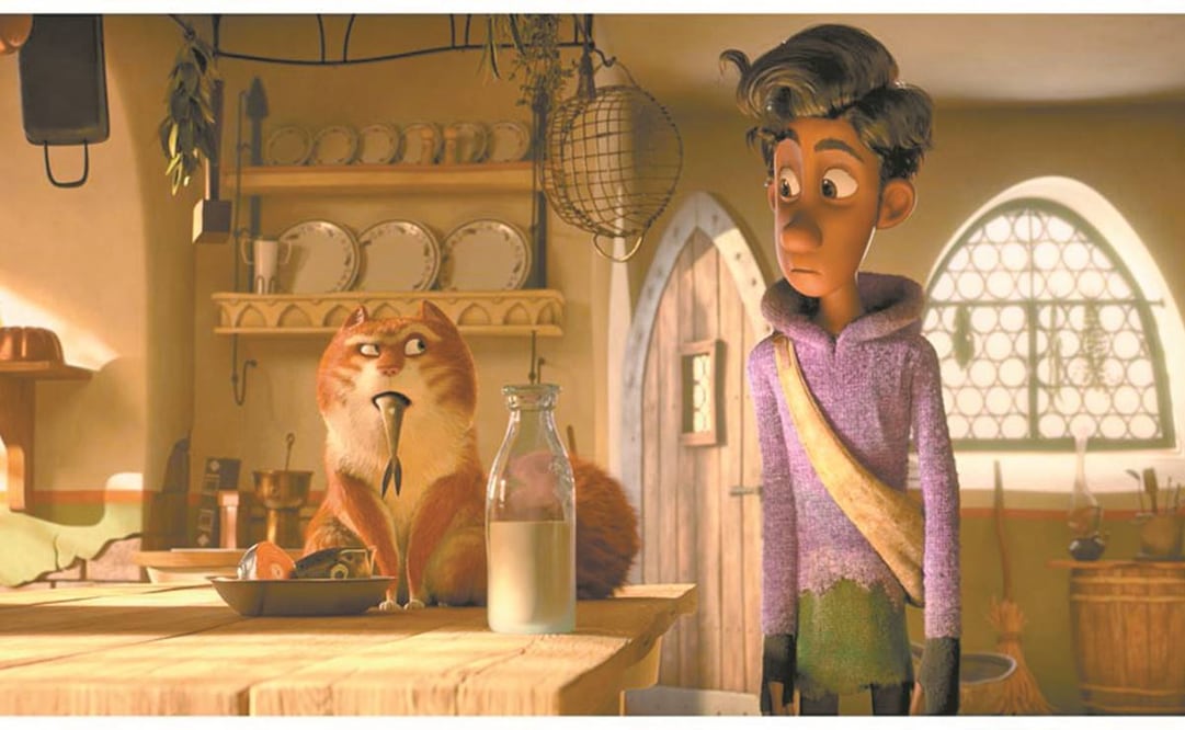 Un gato y un flautista se unen para llevar a cabo estafas en las aldeas. Foto: Imagen Films MX