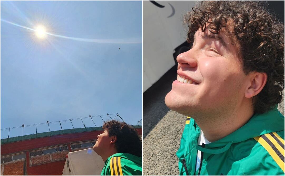 Ojitos de Huevo bromea con eclipse
Foto: Captura de pantalla